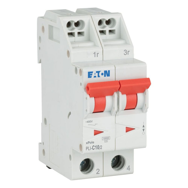 Eaton - Leitungsschutzschalter PLI-C10/2 C 10A, 2p Steckkl