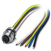 Phoenix Contact - Rundsteckverbinder, feldkonfektionierbar (Industriesteckverbinder) Einbausteckverbinder SACC-EC-M12F#1424023