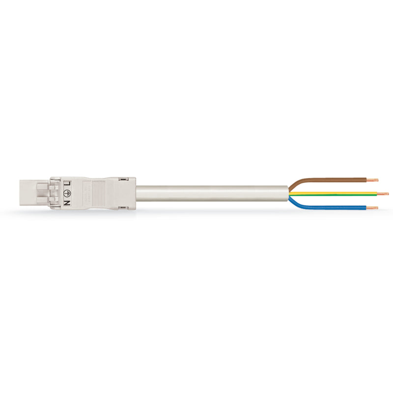 WAGO - Konfektionierte Leitung für steckbare Gebäudeinstallation konfekt. Anschlussleitung 891-8993/216-402 Eca,Stecker