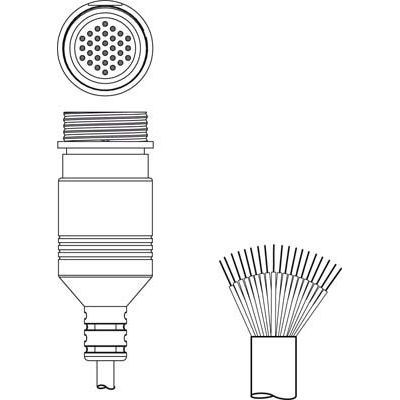 Leuze - Konfektioniertes Sensor-Aktor-Kabel Anschlussleitung KD S-M30-30A-V1-050