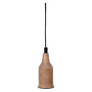Scharnberger+Hasenbein - Pendelleuchte Hängeleuchte Holzfassung 88882 E27, Schalter, Natur