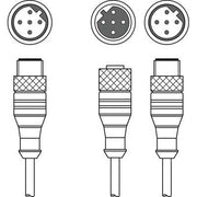 Leuze - Konfektioniertes Sensor-Aktor-Kabel Verbindungsleitung K-YPB M12A-M12A-SPUR