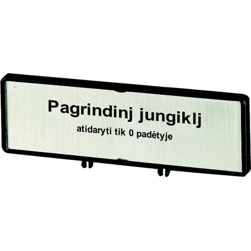 Eaton - Zubehör/Ersatzteile für Niederspannungs-Schalttechnik Träger mit Schild ZFS84-T0 T0 T3 P1 48x17mm