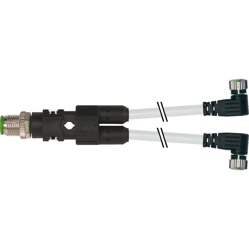 Murrelektronik - Passiver Sensor-/Aktor-Verteiler (mit Leitung) M12-Y-Verteiler 7000-40841-2100100 auf M8 Bu. gew