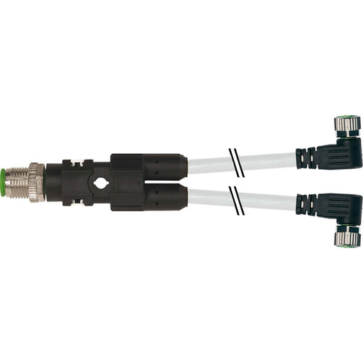 Murrelektronik - Passiver Sensor-/Aktor-Verteiler (mit Leitung) M12-Y-Verteiler 7000-40841-2100100 auf M8 Bu. gew