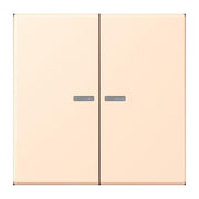 Jung - Abdeckung/Bedienelement für Installationsschalterprogramme Wippe mit Lichtleiter LC 102 KO5 238 terre sienne pale