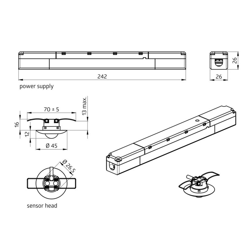 BEG Brück Electronic - Bussystem-Bewegungsmelder Präsenzmelder PD9N-M-DACO DALI-2 DALI