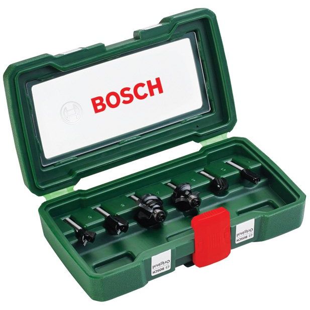 Bosch Power Tools - Werkzeugset 6-teiliges HM-Fräser-Set 2607019464 (6 mm Schaft)  − 1 Stück