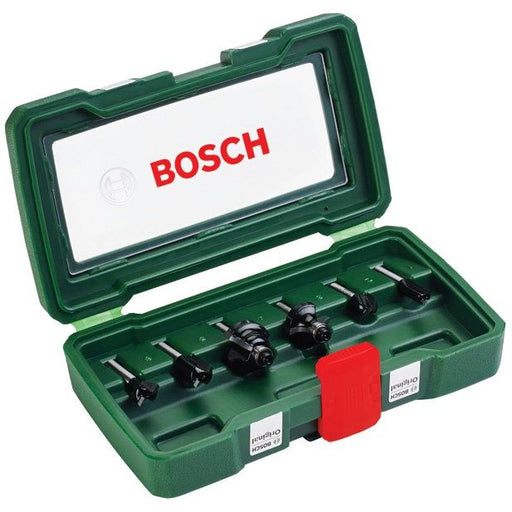 Bosch Power Tools - Werkzeugset 6-teiliges HM-Fräser-Set 2607019464 (6 mm Schaft) − 1 Stück by Bosch Power Tools
