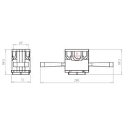 Kaiser - Dose, Gehäuse für Montage in der Wand/Decke Geräte-Verbindungsdose 1211-01 Tiefe 91mm