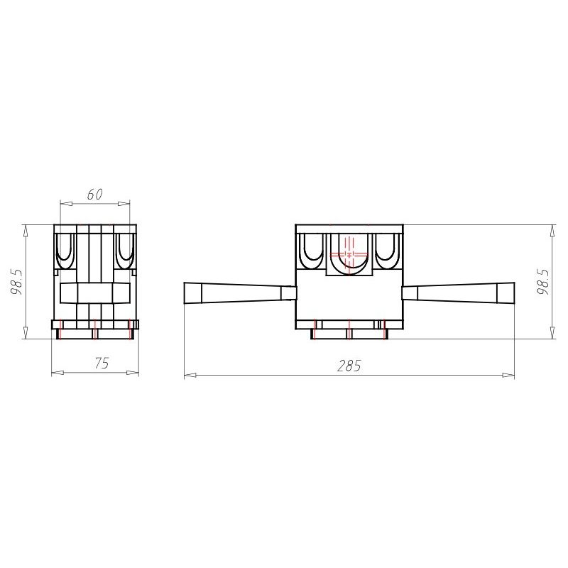 Kaiser - Dose, Gehäuse für Montage in der Wand/Decke Geräte-Verbindungsdose 1211-01 Tiefe 91mm