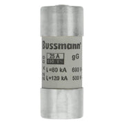 Eaton - Zylindrische Sicherung Sicherungseinsatz Nieders. CYL GG 22,#C22G25S 25A AC 690V 80kA − 10 Stück