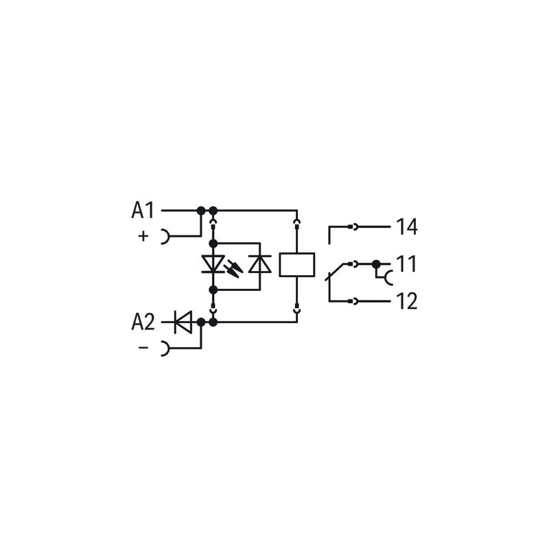 WAGO - Schaltrelais Relaismodul 788-304/003-000 DC 24 V,1W,grau