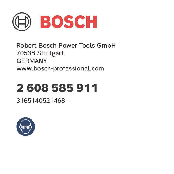 Bosch - Bohrer Metallbohrer HSS-G, DIN 2608585911 338 3 x 33 x 61 mm