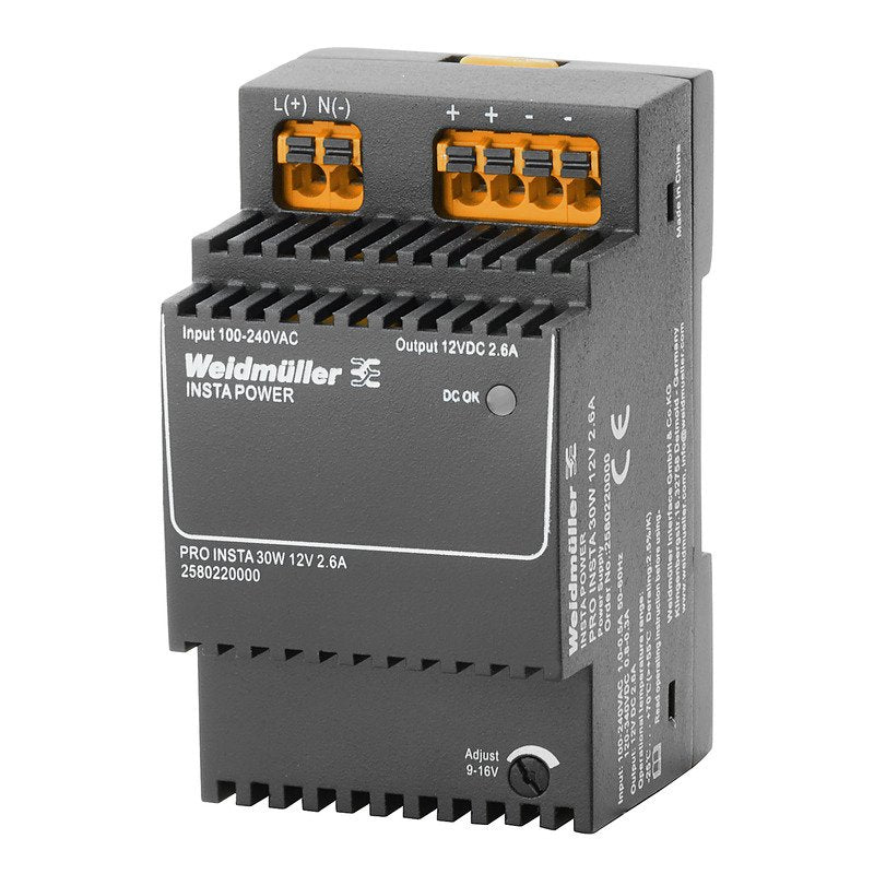 Weidmüller - Gleichstromversorgung Stromversorgungen PROINSTA30W12V2.6A