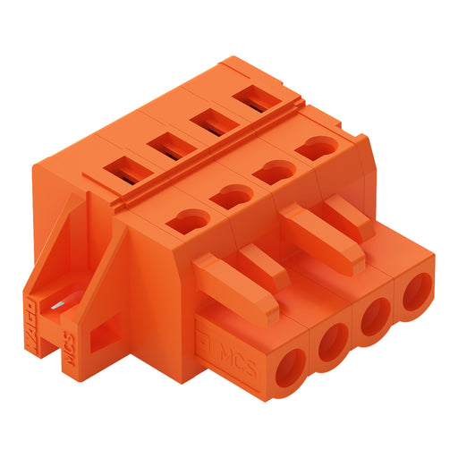 WAGO - Kabelsteckverbinder für Leiterplattensteckverbinder Federleiste 231-304/031-000 4pol 5,08mm or − 50 Stück