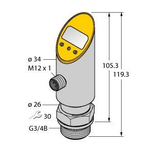 Turck - Druckschalter Drucksensor PS01VR-606 #6832380 frontbündig