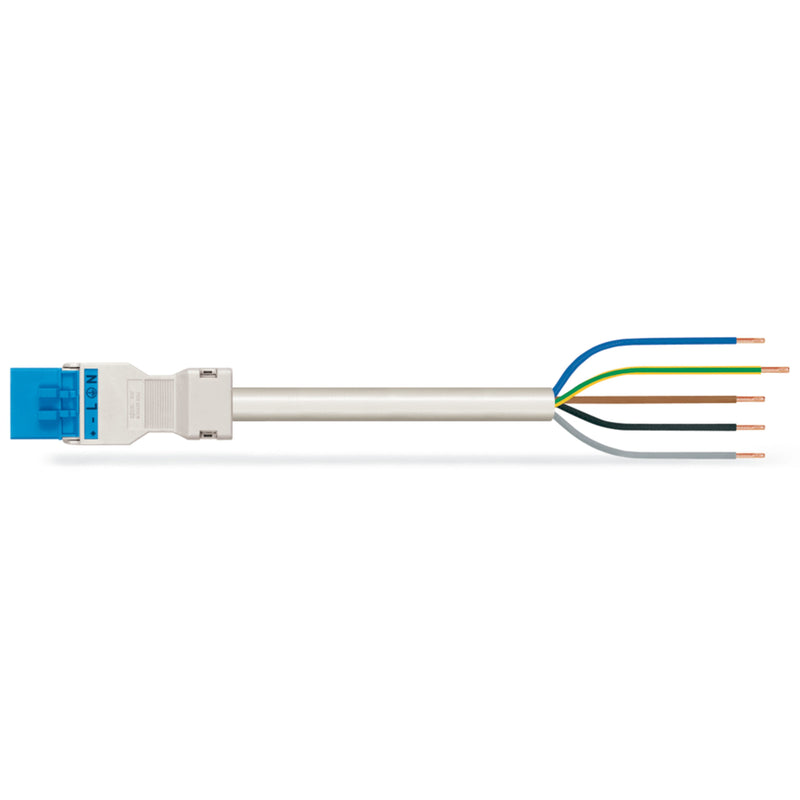 WAGO - Konfektionierte Leitung für steckbare Gebäudeinstallation konfekt. Anschlussleitung 891-8985/206-202 Eca,Stecker