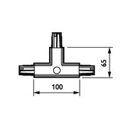Philips Lighting - Elektrisches Zubehör/Ersatzteile für Leuchten T-Verbinder ZCS750 5C6 TCPRI WH GAC600