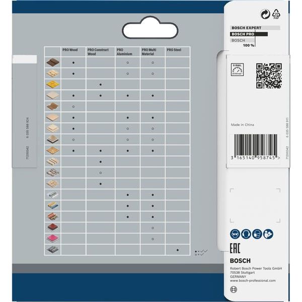 Bosch - Kreissägeblatt PRO Multi Material 2608837752 cordless