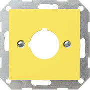Gira - Einsatz/Abdeckung für Kommunikationstechnik Zentraleinsatz ge-gl 027102 Aufnahme 22,5mm