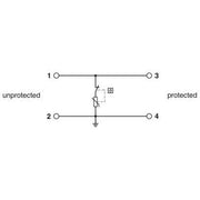 Phoenix Contact - Überspannungsableiter für Informations-/MSR-Technik Überspannungsschutzgerät 2906855