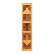 Jung - Abdeckrahmen Rahmen 5-fach LC 985 254 ocre jaune clair