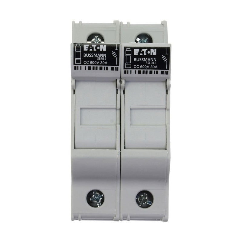 Eaton - Halter für zylindrische Sicherung Sicherungshalter Niedersp. 2Pole 30A #CHCC2DU 30A AC 600V 2polig − 6 Stück
