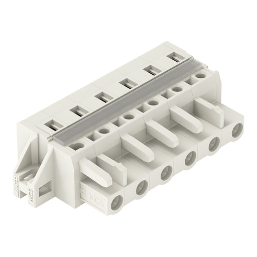 WAGO - Kabelsteckverbinder für Leiterplattensteckverbinder 1-Leiter-Federleiste 721-206/027-000 CAGECLAMP 2,5mm²,lgr − 25 Stück