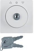 Berker - Abdeckung/Bedienelement für Installationsschalterprogramme Zentralstück m Schloss 1083608900 für Jal. Q.1/3 pw