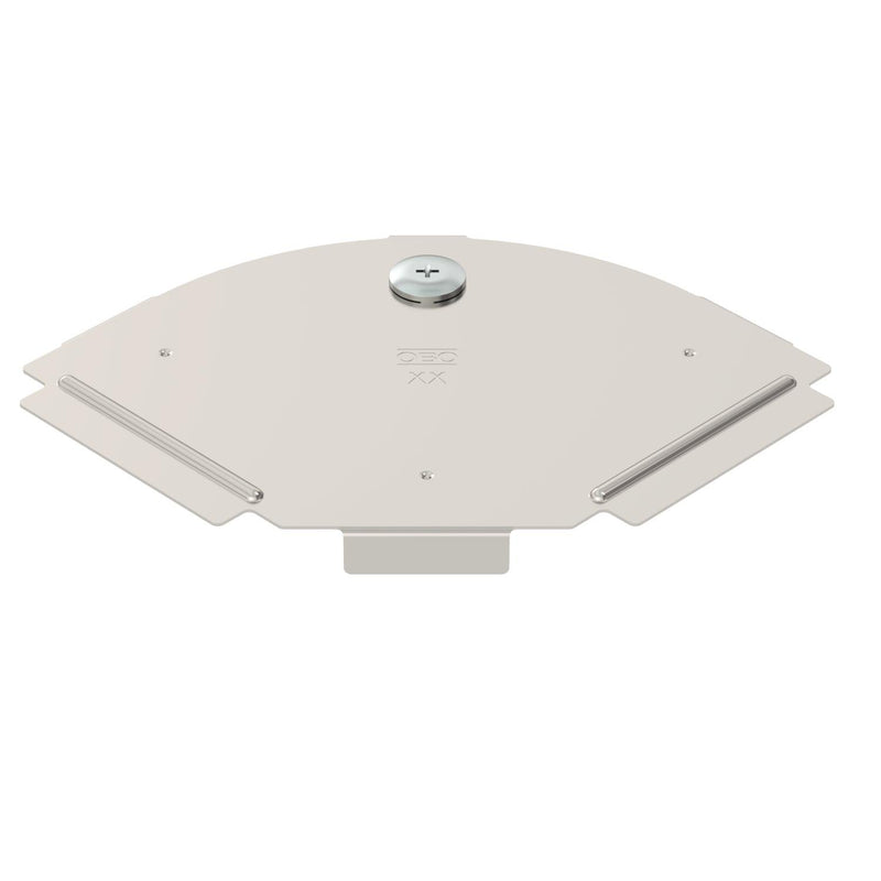 OBO Bettermann - Deckel Bogen für Kabeltragsystem Deckel für 90Grad-Bogen RBD 90 100 A2 B100mm, rostfrei