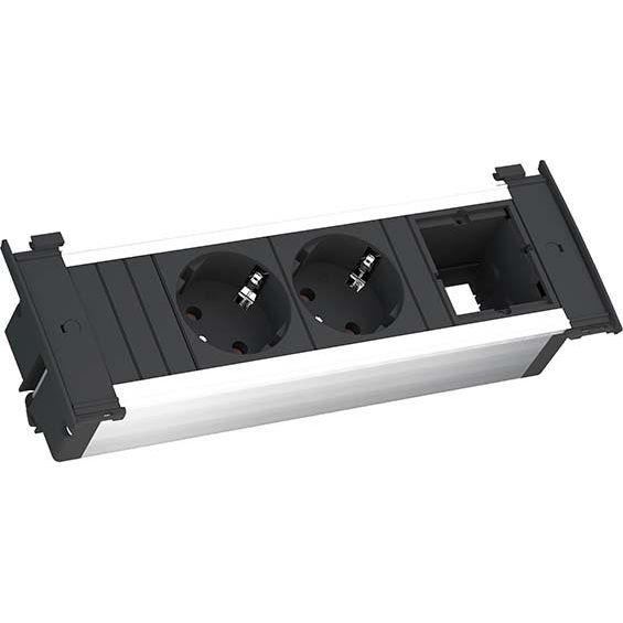 Bachmann - Mehrfachsteckdose KAPSA Steckdosenleiste 927.002 2xSchutz.1xCustom,2m