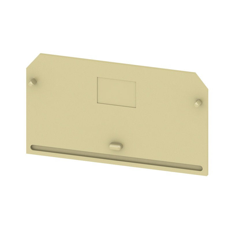 Weidmüller - Abschluss- und Zwischenplatte für Reihenklemme Abschlussplatte AP SAKB/C/T BE 65x1.5mm beige − 20 Stück