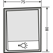 Renz Metallwaren - Funktionsmodul für Türkommunikation Komb.Klingel/Lichtmodul 97-9-85273 gr − 1 Stück