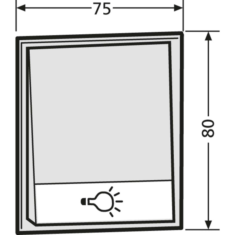 Renz Metallwaren - Funktionsmodul für Türkommunikation Komb.Klingel/Lichtmodul 97-9-85273 gr − 1 Stück