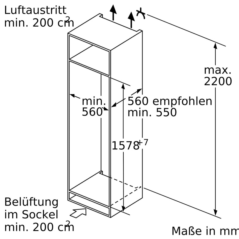 Bosch - Kühlschrank EB-Kühlgerät KIL72AFE0 Serie6