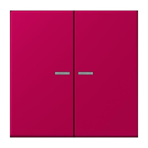 Jung - Bedienelement intelligent Taster 2fach BT LC 17102 230 rouge rubia