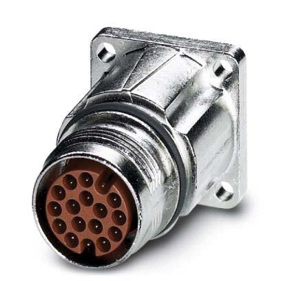 Phoenix Contact - Rundsteckverbinder, feldkonfektionierbar (Industriesteckverbinder) Gerätesteckverbinder ST-17P1N8AW400S Vorderwand