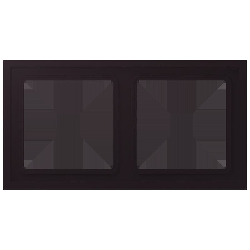 Jung - Abdeckrahmen Rahmen 2-fach LCZ 982 BF 248 noir divoire