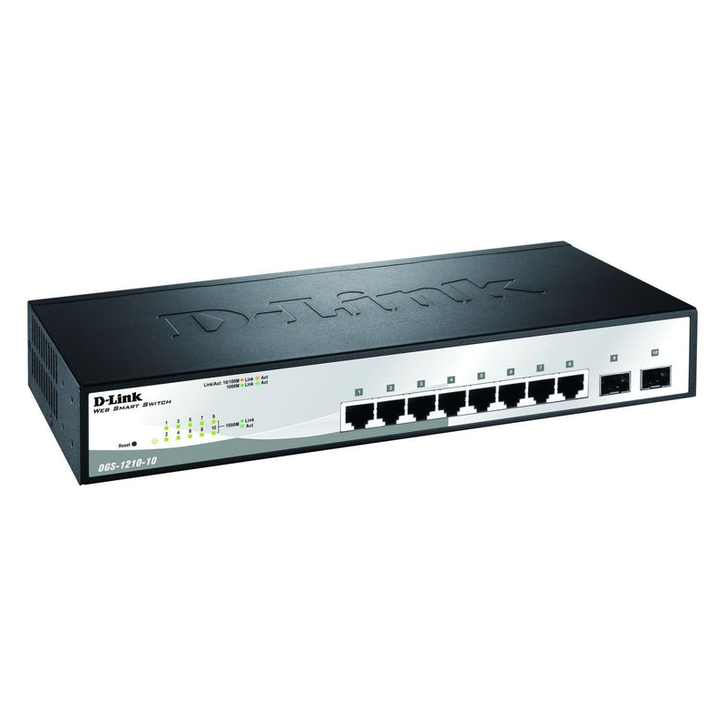 DLink - Netzwerk Switch 10-Port Gigabit Switch DGS-1210-10/E Layer2 Smart