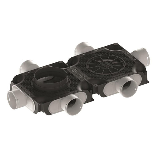 Maico - Luftverteilkasten Luftverteiler doppelt MA-FDV6-90 6 Anschlüsse DN 90 − 1 Stück by Maico
