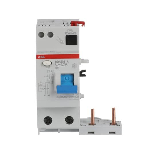 ABB Stotz S&J - Fehlerstromschutzblock FI-Block DDA202A-40/0,03 4p, 40A,30mA