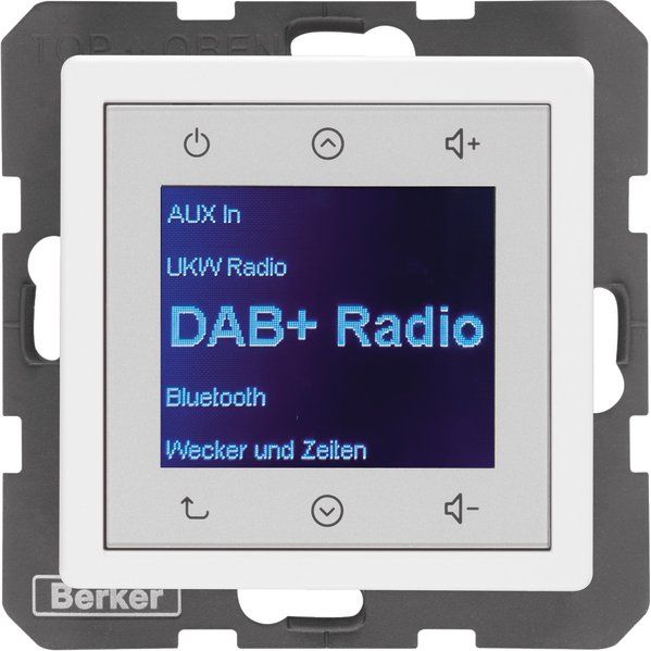 Berker - Elektronik-Gerät für Installationsschalterprogramme Radio DAB+, Q.x pw 29846089