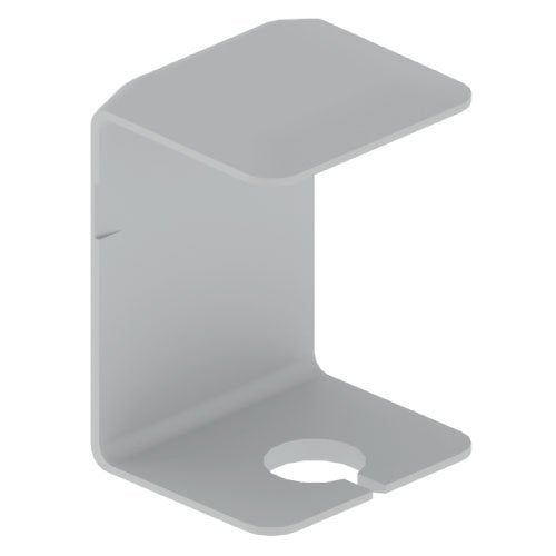 Unex - Deckelklammer für Kabeltragsystem Deckelklemme für IK10 grau 66845-48 60 U48X RAL7038 − 50 Stück