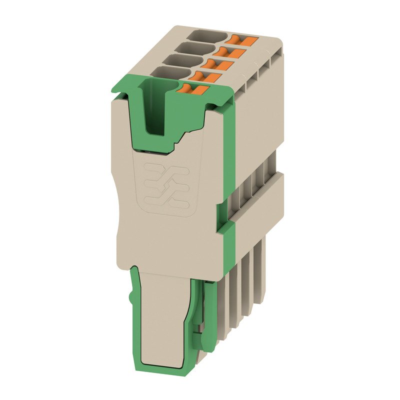 Weidmüller - Zubehör/Ersatzteile für Klemmen Stecker 2 APG 2.5/5-4BG-GN A-Reihe − 25 Stück