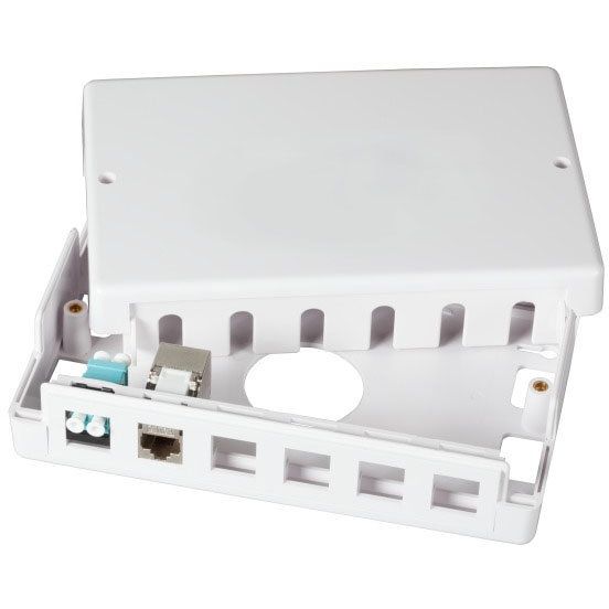 EFB-Elektronik - Kommunikationsanschlussdose Kupfer Industrie Keystone Verteilerbox ET-25174.1 Aufputz 6/12 Port