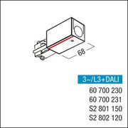Zumtobel Group - Elektrisches Zubehör/Ersatzteile für Leuchten Anfangseinspeisung L3+DALI #60700230 EINSP L WH