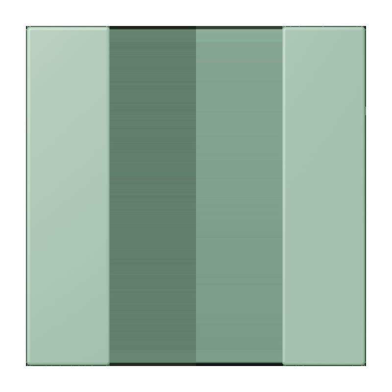 Jung - Abdeckung/Bedienelement für Installationsschalterprogramme Tastensatz 1fach LC 501 TSA 217 vert anglais clair