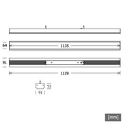 LTS Licht&Leuchten - Pendelleuchte LED-Pendelleuchte TIMLP1051139 #667476 830, DALI, esche