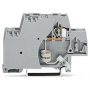 WAGO - Bauelement-Reihenklemme Bauelementklemme 280-503/281-580 Abschlussplatte,grau − 50 Stück